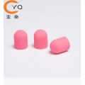 China OEM factory cheap pedicure accessories 16mm pink sanding caps for cuticle remover